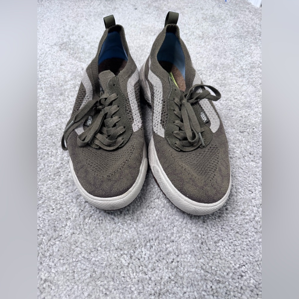 Vans Men's Olive Sneakers - Picture 5 of 5
